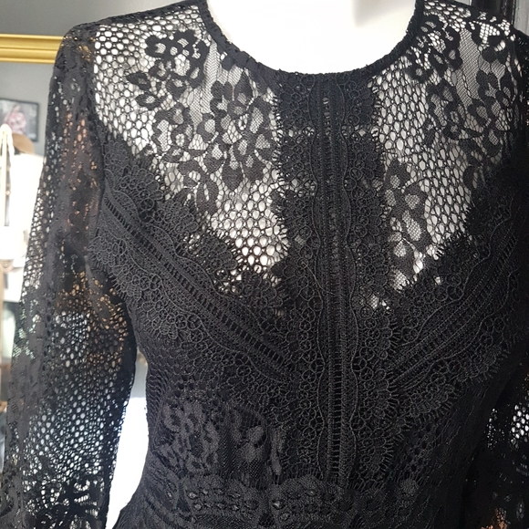 NWOT Zara Lace Midi Dress - Picture 11 of 15